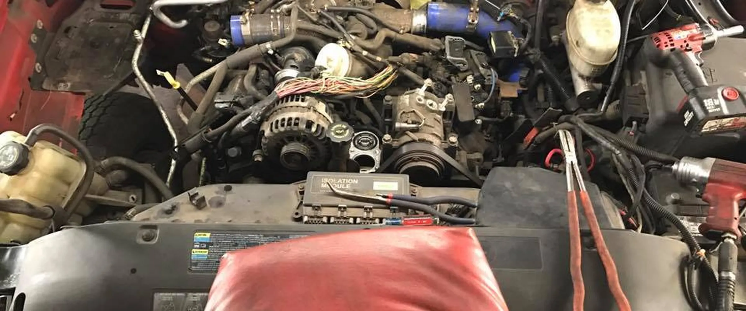 Alternator out on the bench